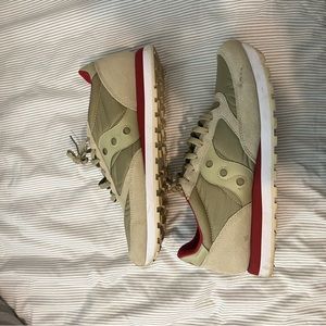Saucony Jazz - Size 13 - Tan/Red